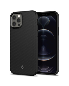 Чехол Spigen для iPhone 12 / 12 Pro - Mag Armor (MagFit) - Черный - ACS01865