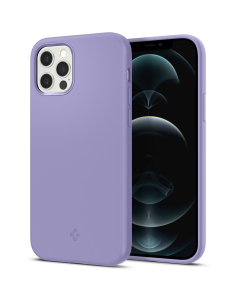 Чехол Spigen для iPhone 12 / 12 Pro - Silicone Fit - Фиолетовый - ACS03114