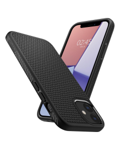 Чехол Spigen для iPhone 12 Mini - Liquid Air - Чёрный - ACS01744