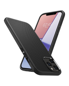 Чехол Spigen для iPhone 12 Pro Max - Liquid Air - Чёрный - ACS01617