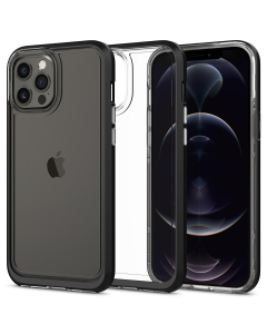 Чехол Spigen для iPhone 12 Pro Max - Neo Hybrid Crystal - Чёрный - ACS01622