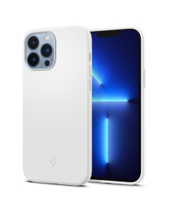 Чехол Spigen для iPhone 13 Pro Max - Silicone Fit - Белый - ACS03229