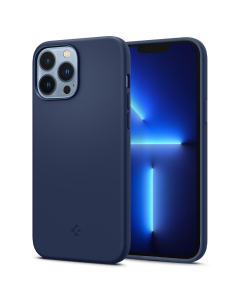 Чехол Spigen для iPhone 13 Pro Max - Silicone Fit - Синий - ACS03230