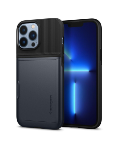 Чехол Spigen для iPhone 13 Pro Max - Slim Armor CS - Синевато-серый - ACS03220