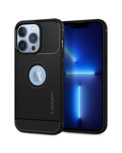 Чехол Spigen для iPhone 13 Pro - Rugged Armor - Черный - ACS03257