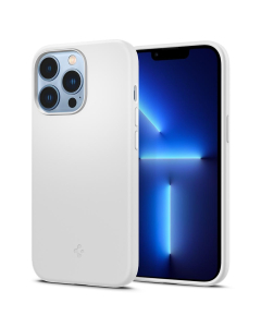 Чехол Spigen для iPhone 13 Pro - Silicone Fit - Белый - ACS03284