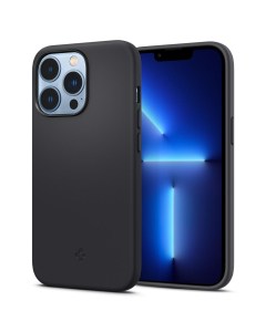 Чехол Spigen для iPhone 13 Pro - Silicone Fit - Черный - ACS03283
