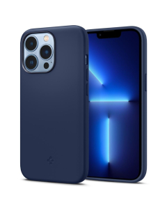 Чехол Spigen для iPhone 13 Pro - Silicone Fit - Синий - ACS03285