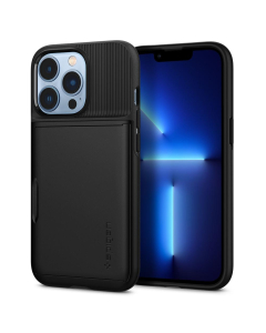 Чехол Spigen для iPhone 13 Pro - Slim Armor CS - Черный - ACS03274