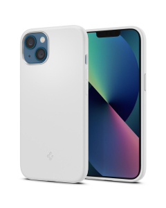 Чехол Spigen для iPhone 13 - Silicone Fit - Белый - ACS03549