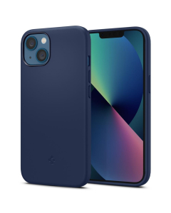 Чехол Spigen для iPhone 13 - Silicone Fit - Синий - ACS03550