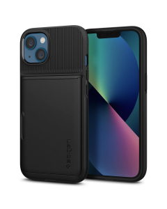 Чехол Spigen для iPhone 13 - Slim Armor CS - Черный - ACS03536