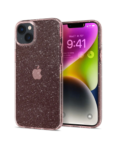 Чехол Spigen для iPhone 14 - Liquid Crystal Glitter - Розовый кварц - ACS05035