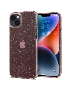 Чехол Spigen для iPhone 14 Plus - Liquid Crystal Glitter - Розовый кварц - ACS04889