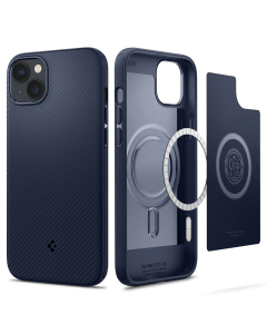 Чехол Spigen для iPhone 14 Plus - Mag Armor (MagFit) - Синий - ACS04919