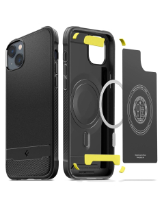 Чехол Spigen для iPhone 14 Plus - Rugged Armor (MagFit) - Черный - ACS04890