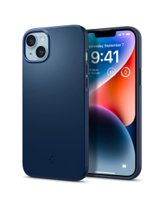 Чехол Spigen для iPhone 14 Plus - Thin Fit - Синий - ACS04775