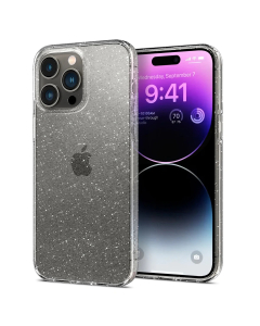 Чехол Spigen для iPhone 14 Pro - Liquid Crystal Glitter - Прозрачный кварц - ACS04954