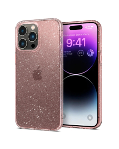 Чехол Spigen для iPhone 14 Pro - Liquid Crystal Glitter - Розовый кварц - ACS04955