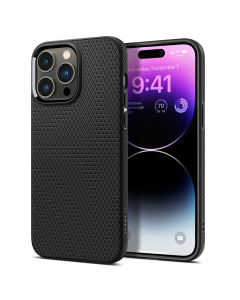 Чехол Spigen для iPhone 14 Pro Max - Liquid Air - Черный - ACS04813