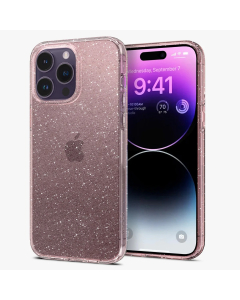 Чехол Spigen для iPhone 14 Pro Max - Liquid Crystal Glitter - Розовый кварц - ACS04811
