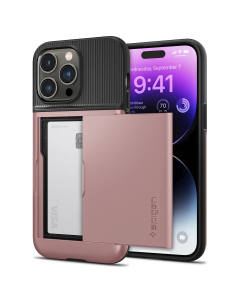 Чехол Spigen для iPhone 14 Pro Max - Slim Armor CS - Розовое золото - ACS04836