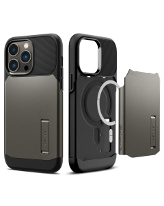 Чехол Spigen для iPhone 14 Pro Max - Slim Armor (MagFit) - Темно-серый - ACS04646