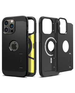 Чехол Spigen для iPhone 14 Pro Max - Tough Armor (MagFit) - Черный - ACS04840