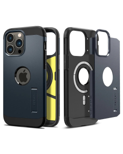 Чехол Spigen для iPhone 14 Pro Max - Tough Armor (MagFit) - Синевато-серый - ACS04841