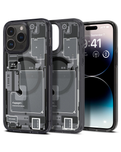 Чехол Spigen для iPhone 14 Pro Max - Ultra Hybrid Zero One (MagFit) - Рисунок - ACS05539