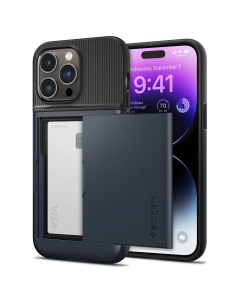 Чехол Spigen для iPhone 14 Pro - Slim Armor CS - Синевато-серый - ACS04982