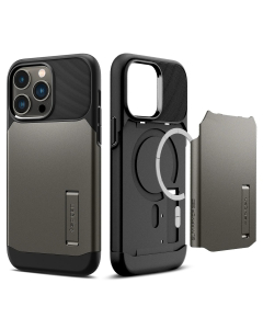 Чехол Spigen для iPhone 14 Pro - Slim Armor (MagFit) - Темно-серый - ACS04673