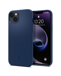Чехол Spigen для iPhone 14 - Silicone Fit (MagFit) - Синий - ACS05068