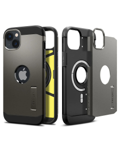 Чехол Spigen для iPhone 14 - Tough Armor (MagFit) - Темно-серый - ACS05061