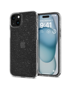 Чехол Spigen для iPhone 15 - Liquid Crystal Glitter - Затемненный/Прозрачный - ACS06788