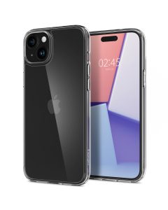 Чехол Spigen для iPhone 15 Plus - Air Skin Hybrid - Прозрачный - ACS06645