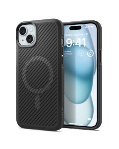 Чехол Spigen для iPhone 15 Plus - Core Armor (MagFit) - Черный - ACS06455