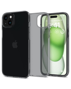 Чехол Spigen для iPhone 15 Plus - Crystal Flex - Затемненный/Прозрачный - ACS06457