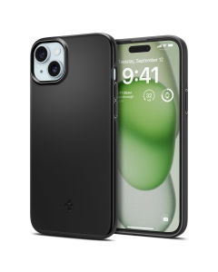 Чехол Spigen для iPhone 15 Plus - Thin Fit - Черный - ACS06639