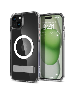 Чехол Spigen для iPhone 15 Plus - Ultra Hybrid S (MagFit) - Прозрачный - ACS06665