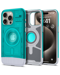 Чехол Spigen для iPhone 15 Pro - Classic C1 (MagFit) - Синий - ACS06743