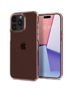 Чехол Spigen для iPhone 15 Pro Max - Crystal Flex - Прозрачный/Розовый - ACS06445