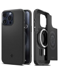 Чехол Spigen для iPhone 15 Pro Max - Mag Armor (MagFit) - Черный - ACS06597