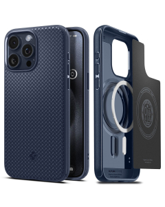 Чехол Spigen для iPhone 15 Pro Max - Mag Armor (MagFit) - Синий - ACS06598