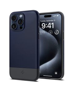 Чехол Spigen для iPhone 15 Pro Max - Style Armor (MagFit) - Синий - ACS06612