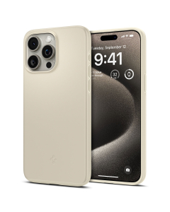 Чехол Spigen для iPhone 15 Pro Max - Thin Fit - Бежевый - ACS06551