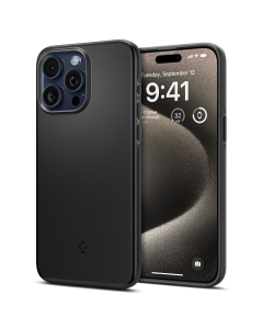 Чехол Spigen для iPhone 15 Pro Max - Thin Fit - Черный - ACS06544