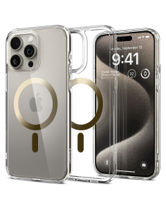 Чехол Spigen для iPhone 15 Pro Max - Ultra Hybrid (MagFit) - Золотой - ACS06579