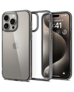 Чехол Spigen для iPhone 15 Pro Max - Ultra Hybrid - Затемненный/Прозрачный - ACS06575