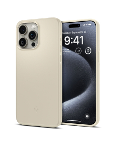 Чехол Spigen для iPhone 15 Pro - Thin Fit - Бежевый - ACS06694